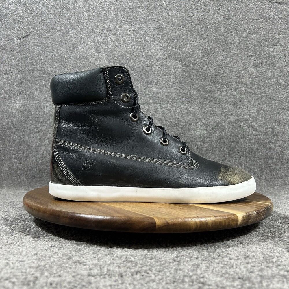 Timberland Glastonbury Women’s Size 9 Black Metallic Leather Outdoor Ankle Boots